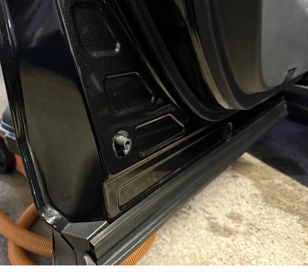 Lexus NX door jamb after detailing